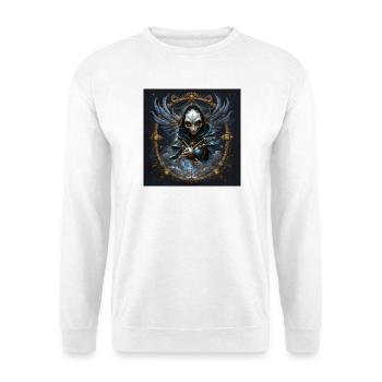 Celestial Guardian with Sphere - Unisex Sweatshirt - white - Front