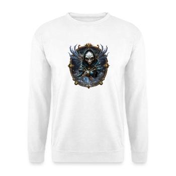 Blue Mystic with Ornate Wings - Unisex Sweatshirt - white - Front