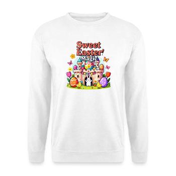 Sweet Easter Castle Magic - Unisex Sweatshirt - white - Front