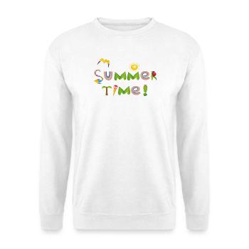 Daylight saving time - Unisex Sweatshirt - white - Front