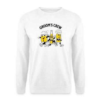 Groom Crew Beer - Unisex Sweatshirt - white - Front