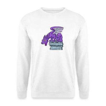 Purple Gargoyille - Unisex Sweatshirt - white - Front
