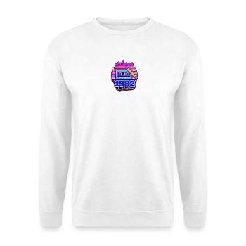 Vintage 1982 Cassette – Limited Edition Retro 80s - Unisex Sweatshirt - white - Front
