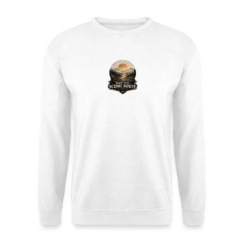 Take the Scenic Route – And Explore - Unisex Sweatshirt - white - Front
