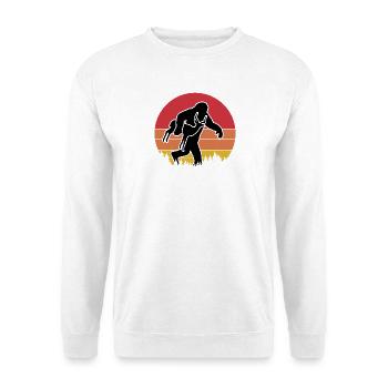 Bigfoot Antelope Vintage Humor - Unisex Sweatshirt - white - Front