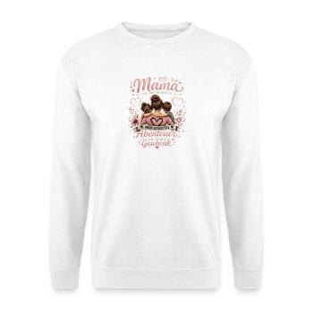 Mama Herzabenteuer Geschenk - Unisex Pullover - Weiß - Vorne