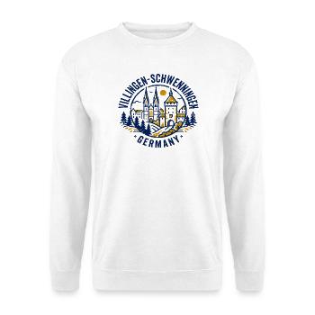 Vintage Villingen Schwenningen Germany City - Unisex Pullover - Weiß - Vorne