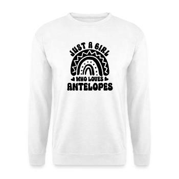 Antelope Retro Rainbow - Sweat-shirt Unisexe - blanc - Devant