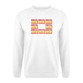 Sternzeichen Stier - Unisex Pullover - Weiß - Vorne - Alina (178cm) & Michal (187cm)