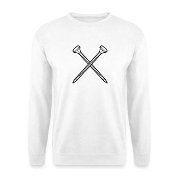 Départs de golf - Sweat-shirt Unisexe - blanc - Devant