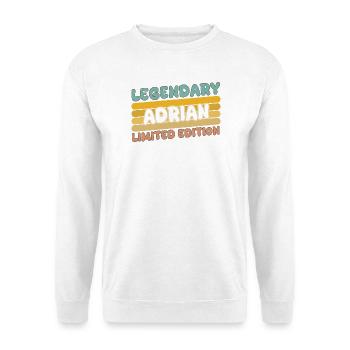Legendary Adrian - Unisex Pullover - Weiß - Vorne