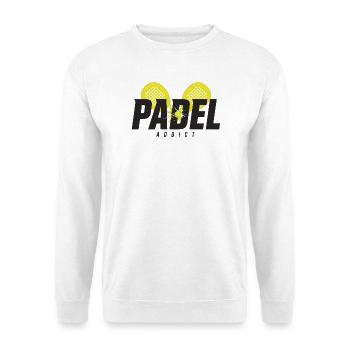 Padel Homme Femme – Padel Addict – Cadeau Joueur  - Sweat-shirt Unisexe - blanc - Devant