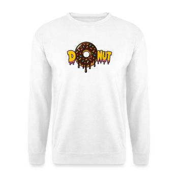 DONUT – Gourmand et coloré - Sweat-shirt Unisexe - blanc - Devant