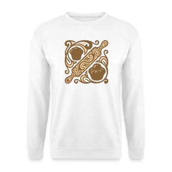 Rolling Pin Baking Graphic - Unisex Sweatshirt - white - Front