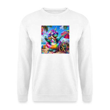 Beach Logo - Unisex Sweatshirt - white - Front