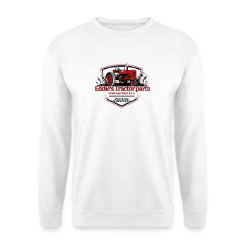 Eddie's Tractor Parts Logo - Unisex Sweatshirt - white - Front