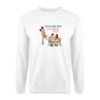 You're My Favorite View Romantic Couple Gift - Unisex Sweatshirt - white - Front