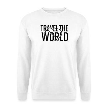 Kiwi Vogel Umriss Travel The World – Minimalistisc - Unisex Pullover - Weiß - Vorne