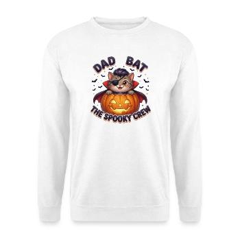 Dad Bat The Spooky Crew - Unisex Sweatshirt - white - Front