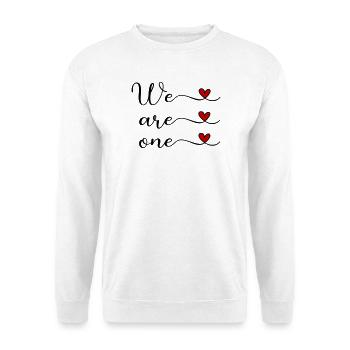 We are one Unity Team Design - Unisex Sweatshirt - white - Front
