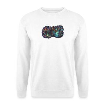 Sentier du Dragon de la Forêt Nocturne - Sweat-shirt Unisexe - blanc - Devant
