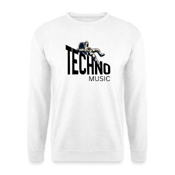 Astronaut in Orbit - Unisex Sweatshirt - white - Front