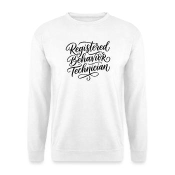 Registered Behavioral Technician (RBT) for Women - Unisex Sweatshirt - white - Front