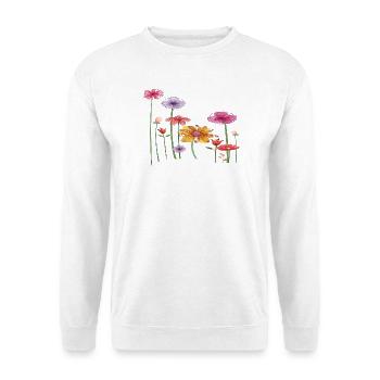 Colorful Wildflowers - Unisex Sweatshirt - white - Front