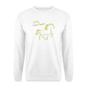 Isi Pisi Lemon Squeezi - Yellow - by Maison Bichon - Unisex Sweatshirt - white - Front