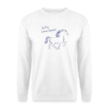 Isi Pisi Lemon Squeezi Blue by Maison Bichon - Unisex Sweatshirt - white - Front