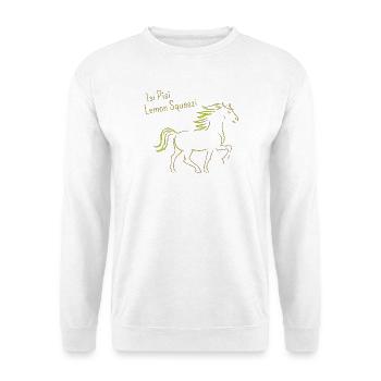 Isi Pisi Lemon Squeezi - Lemon - by Maison Bichon - Unisex Sweatshirt - white - Front