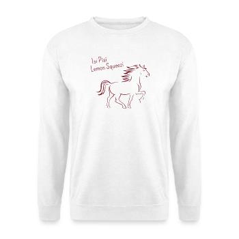 Isi Pisi Lemon Squeezi Burgundy by Maison Bichon - Unisex Sweatshirt - white - Front