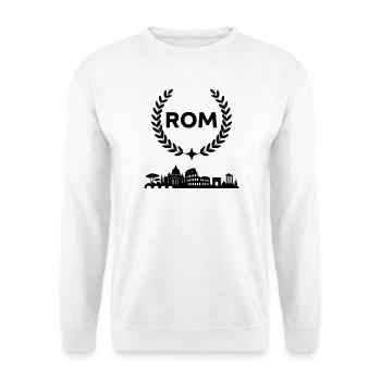 Horizon de Rome - Sweat-shirt Unisexe - blanc - Devant