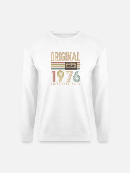 50. Geburtstag, 50 Jahre - Unisex Pullover - Weiß