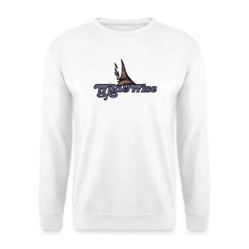 Logo du Chapeau de Sorcière Sauvage et Sage - Sweat-shirt Unisexe - blanc - Devant