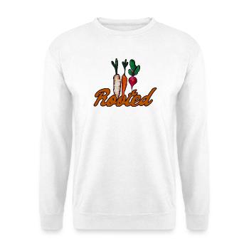 Art de la carotte enracinée - Sweat-shirt Unisexe - blanc - Devant