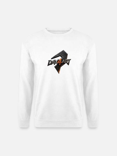 DAX4ART Metall-Logo Lightning - Unisex Pullover - Weiß