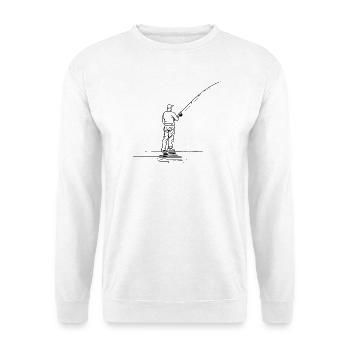 Fischer Drawing - Unisex Sweatshirt - white - Front