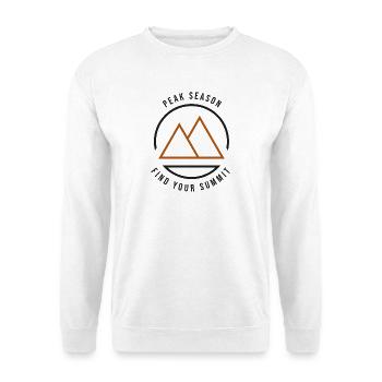 Peak Season Find Your Summit Summit Theme - Unisex Sweatshirt - white - Front