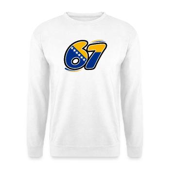 67 Bosnia Edition - Unisex Sweatshirt - white - Front