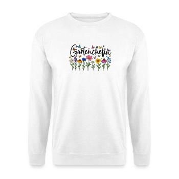 Gartenchefin - Unisex Pullover - Weiß - Vorne