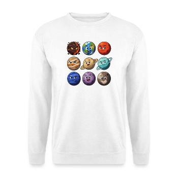 Série animée Planet Buddy - Sweat-shirt Unisexe - blanc - Devant
