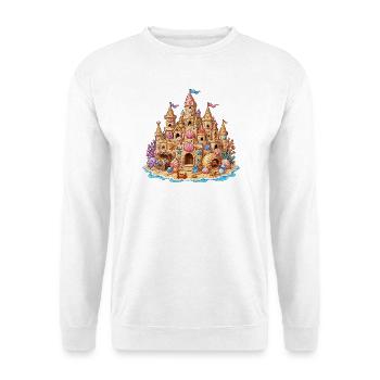 Coastal Sandcastle Shells - Unisex Sweatshirt - white - Front