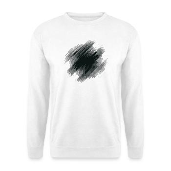 Burst Circle - Unisex Pullover - Weiß - Vorne
