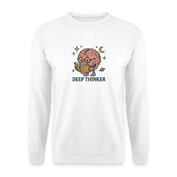 Penseurs profonds dans l’Empire stellaire - Sweat-shirt Unisexe - blanc - Devant