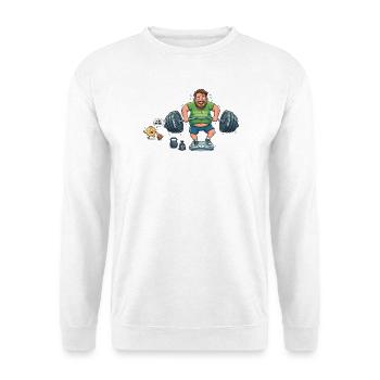 Abnehmen - Unisex Pullover - Weiß - Vorne