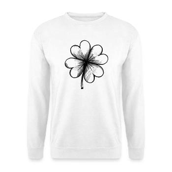 Shamrock Luck - Illustration - Unisex Sweatshirt - white - Front