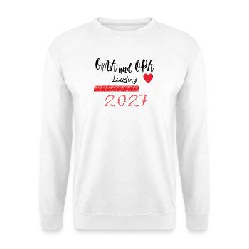 Loading Oma und Opa 2027 - Unisex Pullover - Weiß - Vorne