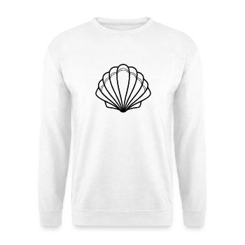 Muschel - Unisex Pullover - Weiß - Vorne
