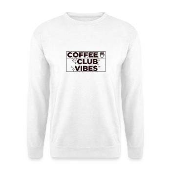 Coffee Club Vibes – Coffee Design Gift - Unisex Sweatshirt - white - Front